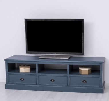 Comoda TV cu 3 sertare si 3 spatii deschise de la Rustic Butique PS106 - Culoare_P051A - VOPSIT ANTICHIZAT