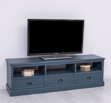 Comoda TV cu 3 sertare si 3 spatii deschise de la Rustic Butique PS106 - Culoare_P051A - VOPSIT ANTICHIZAT