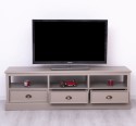 Comoda TV cu 3 sertare si 3 spatii deschise de la Rustic Butique PS106 - Culoare_P023 - VOPSIT