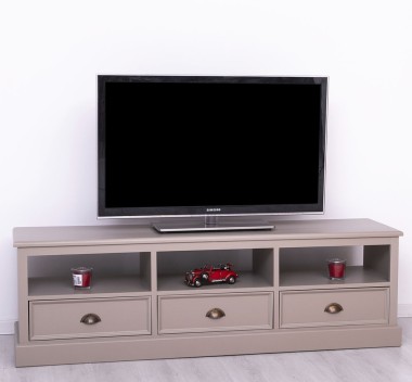 Comoda TV cu 3 sertare si 3 spatii deschise de la Rustic Butique PS106 - Culoare_P023 - VOPSIT