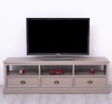 Comoda TV cu 3 sertare si 3 spatii deschise de la Rustic Butique PS106 - Culoare_P023 - VOPSIT