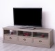 Comoda TV cu 3 sertare si 3 spatii deschise de la Rustic Butique PS106 - Culoare_P023 - VOPSIT