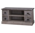 Comoda TV cu 4 sertare, 1 polita de la Rustic Butique PS247 - Culoare - Top_P067 - Culoare Drawers_P065