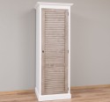 Dulap cu 1 usa, Colectia Shutter de la Rustic Butique PS617 - Culoare Corp_P004 - Culoare Usi_P037 - DUBLU COLOR