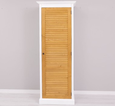 Dulap cu 1 usa, Colectia Shutter de la Rustic Butique PS617 - Culoare Corp_P030++P004A - Culoare Usi_P002 - TRIPLU COLOR