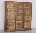 Dulap cu 3 usi, Colectia Shutter de la Rustic Butique PS619 - Culoare_P064 - PERIAT ADANC