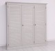 Dulap cu 3 usi, Colectia Shutter de la Rustic Butique PS619 - Culoare_P004++P013A - 2 STRATURI DE CULORI ANTICHIZAT