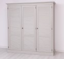 Dulap cu 3 usi, Colectia Shutter de la Rustic Butique PS619 - Culoare_P004++P013A - 2 STRATURI DE CULORI ANTICHIZAT