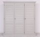 Dulap cu 3 usi, Colectia Shutter de la Rustic Butique PS619 - Culoare_P004++P013A - 2 STRATURI DE CULORI ANTICHIZAT