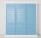 Dulap cu 3 usi, Colectia Shutter de la Rustic Butique PS619 - Culoare Corp_P004 - Culoare Usi_P053 - DUBLU COLOR