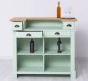 Bar mic 120cm, blat stejar de la Rustic Butique PS1003 - Culoare Top_P061 - Culoare Corp_P092 - DUBLU COLOR