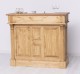 Bar mic 120cm, blat stejar de la Rustic Butique PS1003 - Culoare Top_P061 - Culoare Corp_P093 - DUBLU COLOR