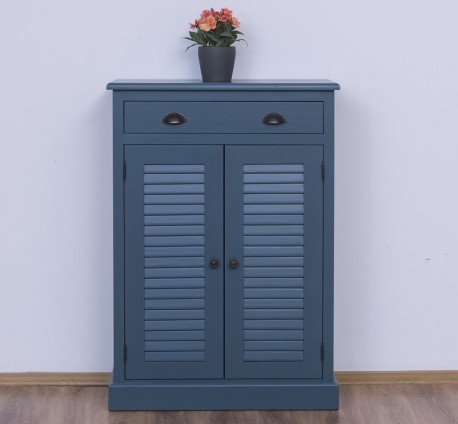 Comoda cu 2 usi si 1 sertar, Colectia Shutter de la Rustic Butique PS572 - Culoare_P051 - VOPSIT