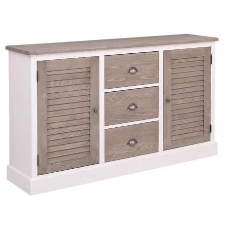 Bufet cu 2 usi si 3 sertare, Colectia Shutter de la Rustic Butique PS569 - Culoare Top&Drawers&Doors_P037 - Culoare Corp_P004 - DUBLU COLOR