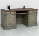 Birou cu spate inchis, colectia directoire, blat stejar - Culoare Top_P081 - Culoare Corp_P057 - DUBLU COLOR de la Rustic Butique OUTPS605 - Culoare Top_P081 - Culoare Corp_P057 - DUBLU COLOR