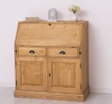 Mobilier birou cu blat masa incorporat, 2 usi si 2 sertare, BAS de la Rustic Butique PS116BAS - Culoare_P002 - CERUIT