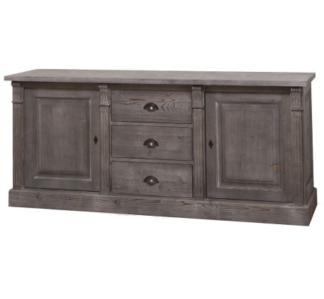 Bufet cu 2 usi, 3 sertare, BAS, Colectia Directoire de la Rustic Butique PS56BAS - Culoarea_P065 - PERIAT ADANC