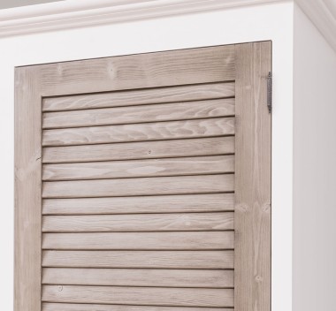 Dulap cu 1 usa, Colectia Shutter de la Rustic Butique PS617 - Culoare Corp_P004 - Culoare Usi_P037 - DUBLU COLOR