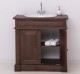 Dulap baie cu un lavoar - lavoar inclus in pret, stejar - Culoare_P081 - LACUIT de la Rustic Butique OUTOPS4003 - Culoare_P081 - LACUIT
