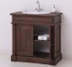 Dulap baie cu un lavoar - lavoar inclus in pret, stejar - Culoare_P081 - LACUIT de la Rustic Butique OUTOPS4003 - Culoare_P081 - LACUIT