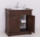 Dulap baie cu un lavoar - lavoar inclus in pret, stejar - Culoare_P081 - LACUIT de la Rustic Butique OUTOPS4003 - Culoare_P081 - LACUIT