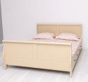 Pat cu 2 sertare, tip printesa 160x200cm de la Rustic Butique PS61 - Culoare_P032 - VOPSIT