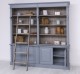 Biblioteca mare cu 4 usi BAS + etajera dubla SUP, Colectia Directoire de la Rustic Butique PS72BAS+PS294SUP - Culoare Ext._P042 - Culoare Int._P037 - DUBLU COLOR