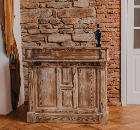 Bar mic 120cm de la Rustic Butique PS1003 - Culoare_P071 - PERIAT ADANC