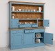 Bufet bucatarie 3 usi, 3 sertare cu sine BAS + rafturi deschise, 2 usi, 3 sertare cu sine SUP - Culoare Top_P002 - Culoare Ext._ de la Rustic Butique OUTPS403BAS+SUP - Culoare Top_P002 - Culoare Ext._P053 / Culoare Int._P002 - DUBLU COLOR