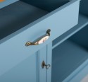 Bufet bucatarie 3 usi, 3 sertare cu sine BAS + rafturi deschise, 2 usi, 3 sertare cu sine SUP - Culoare Top_P002 - Culoare Ext._ de la Rustic Butique OUTPS403BAS+SUP - Culoare Top_P002 - Culoare Ext._P053 / Culoare Int._P002 - DUBLU COLOR