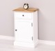 Noptiera cu 1 usa si 1 sertar, blat stejar de la Rustic Butique PS124 - Culoare Top_P061 - Culoare Corp_P004 - DUBLU COLOR