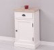 Noptiera cu 1 usa si 1 sertar, blat stejar de la Rustic Butique PS124 - Culoare Top_P035 - Culoare Corp_P039 - DUBLU COLOR