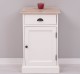 Noptiera cu 1 usa si 1 sertar, blat stejar de la Rustic Butique PS124 - Culoare Top_P035 - Culoare Corp_P039 - DUBLU COLOR