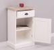 Noptiera cu 1 usa si 1 sertar, blat stejar de la Rustic Butique PS124 - Culoare Top_P035 - Culoare Corp_P039 - DUBLU COLOR