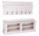 Mic mobilier hol cu spatii deschise + cuier - Culoare_P039 - VOPSIT de la Rustic Butique PS385BAS+SUP - Culoare_P039 - VOPSIT