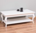 Masa cafea cu picioare curbate si 1 raft - Culoare_P039 - VOPSIT de la Rustic Butique OUTPS398 - Culoare_P039 - VOPSIT