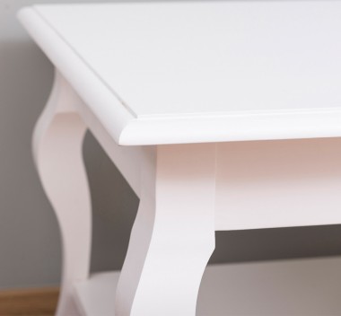 Masa cafea cu picioare curbate si 1 raft - Culoare_P039 - VOPSIT de la Rustic Butique OUTPS398 - Culoare_P039 - VOPSIT