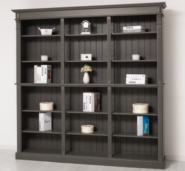 Biblioteca tripla, Colectia Directoire cu dim. 220x39x220 cm - Culoare_P022 - VOPSIT de la Rustic Butique OUT20853 - Culoare_P022 - VOPSIT