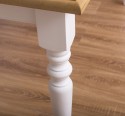 Masa de sufragerie cu picioare strunjite, 160x90 - Culoare Top_P002 - Culoare Corp_P004 - DUBLU COLOR de la Rustic Butique OUTPS623 - Culoare Top_P002 - Culoare Corp_P004 - DUBLU COLOR