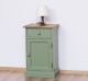 Noptiera cu 1 usa si 1 sertar de la Rustic Butique PS124 - Culoare Top_P064 - Culoare Corp_P038 - DUBLU COLOR