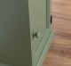 Noptiera cu 1 usa si 1 sertar de la Rustic Butique PS124 - Culoare Top_P064 - Culoare Corp_P038 - DUBLU COLOR