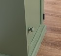Noptiera cu 1 usa si 1 sertar de la Rustic Butique PS124 - Culoare Top_P064 - Culoare Corp_P038 - DUBLU COLOR
