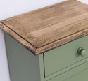 Noptiera cu 1 usa si 1 sertar de la Rustic Butique PS124 - Culoare Top_P064 - Culoare Corp_P038 - DUBLU COLOR