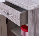 Noptiera cu 1 usa si 1 sertar de la Rustic Butique PS124 - Culoare_P067 - PERIAT ADANC