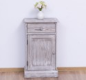 Noptiera cu 1 usa si 1 sertar de la Rustic Butique PS124 - Culoare_P067 - PERIAT ADANC