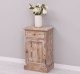 Noptiera cu 1 usa si 1 sertar de la Rustic Butique PS124 - Culoare_P071 - PERIAT ADANC