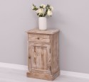 Noptiera cu 1 usa si 1 sertar de la Rustic Butique PS124 - Culoare_P071 - PERIAT ADANC