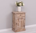 Noptiera cu 1 usa si 1 sertar de la Rustic Butique PS124 - Culoare_P071 - PERIAT ADANC