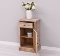 Noptiera cu 1 usa si 1 sertar de la Rustic Butique PS124 - Culoare_P071 - PERIAT ADANC