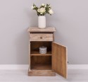 Noptiera cu 1 usa si 1 sertar de la Rustic Butique PS124 - Culoare_P071 - PERIAT ADANC